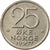 Moneta, Norvegia, Olav V, 25 Öre, 1977, BB, Rame-nichel, KM:417