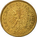Coin, Poland, 5 Groszy, 2009, Warsaw, EF(40-45), Brass, KM:278