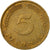 Coin, GERMANY - FEDERAL REPUBLIC, 5 Pfennig, 1978, Munich, EF(40-45), Brass Clad
