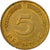 Coin, GERMANY - FEDERAL REPUBLIC, 5 Pfennig, 1982, Munich, EF(40-45), Brass Clad