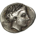Locris, Opuntii, Persephone, 1/4 Stater, EF(40-45), Silver, Pozzi #3122, 2.64