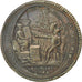 Moneta, Francia, 5 Sols, 1792, MB+, Bronzo, KM:Tn34, Brandon:224c