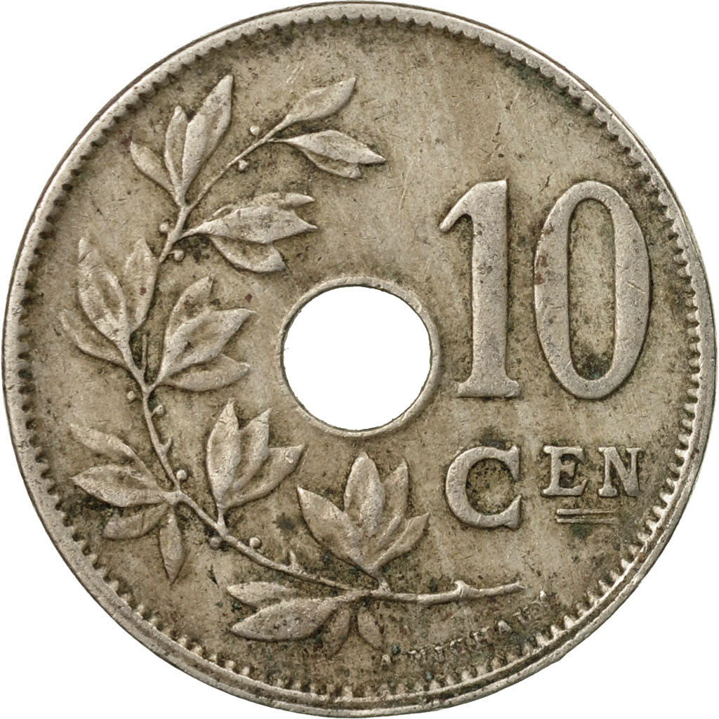 Coin, Belgium, 10 Centimes, 1920, Paris, EF(40-45), Copper-nickel, KM:86
