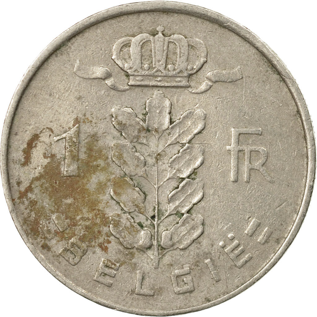 Coin, Belgium, Franc, 1950, EF(40-45), Copper-nickel, KM:143.1