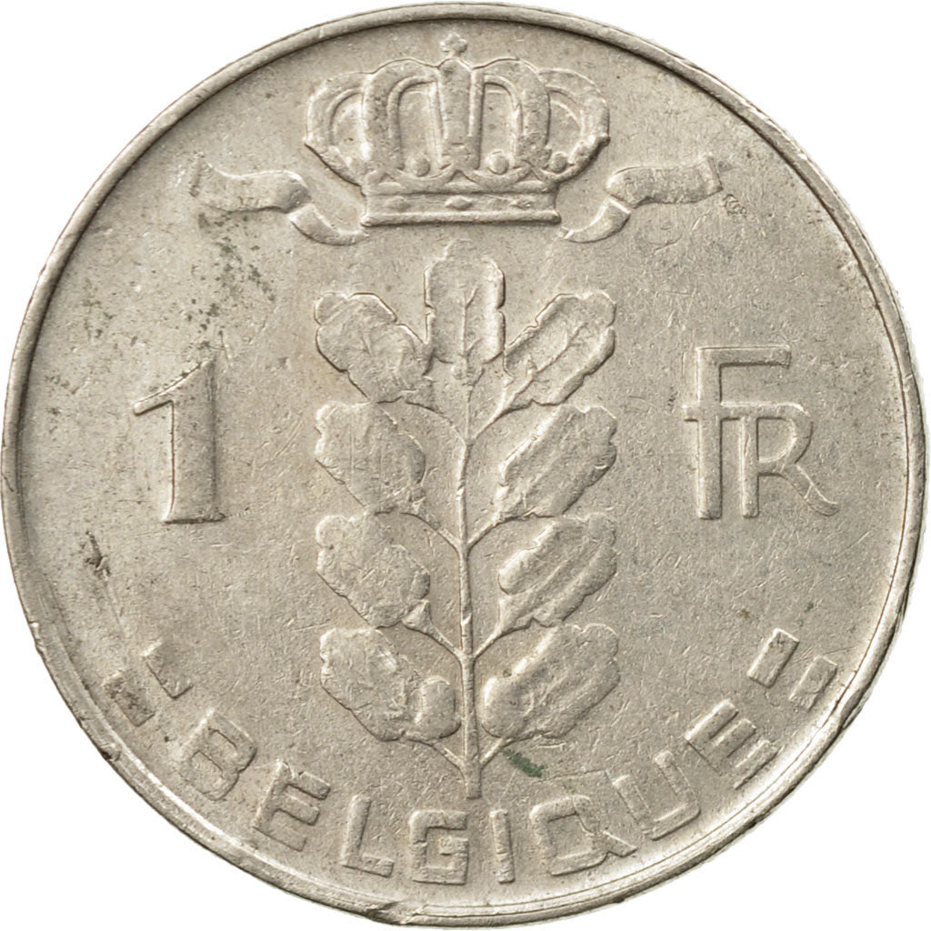 Coin, Belgium, Franc, 1974, VF(20-25), Copper-nickel, KM:142.1