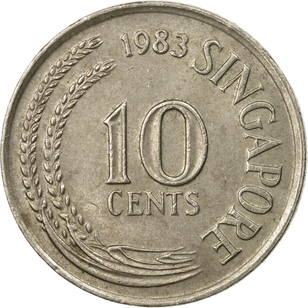 Coin, Malaysia, 10 Sen, 1983, Franklin Mint, EF(40-45), Copper-nickel, KM:3