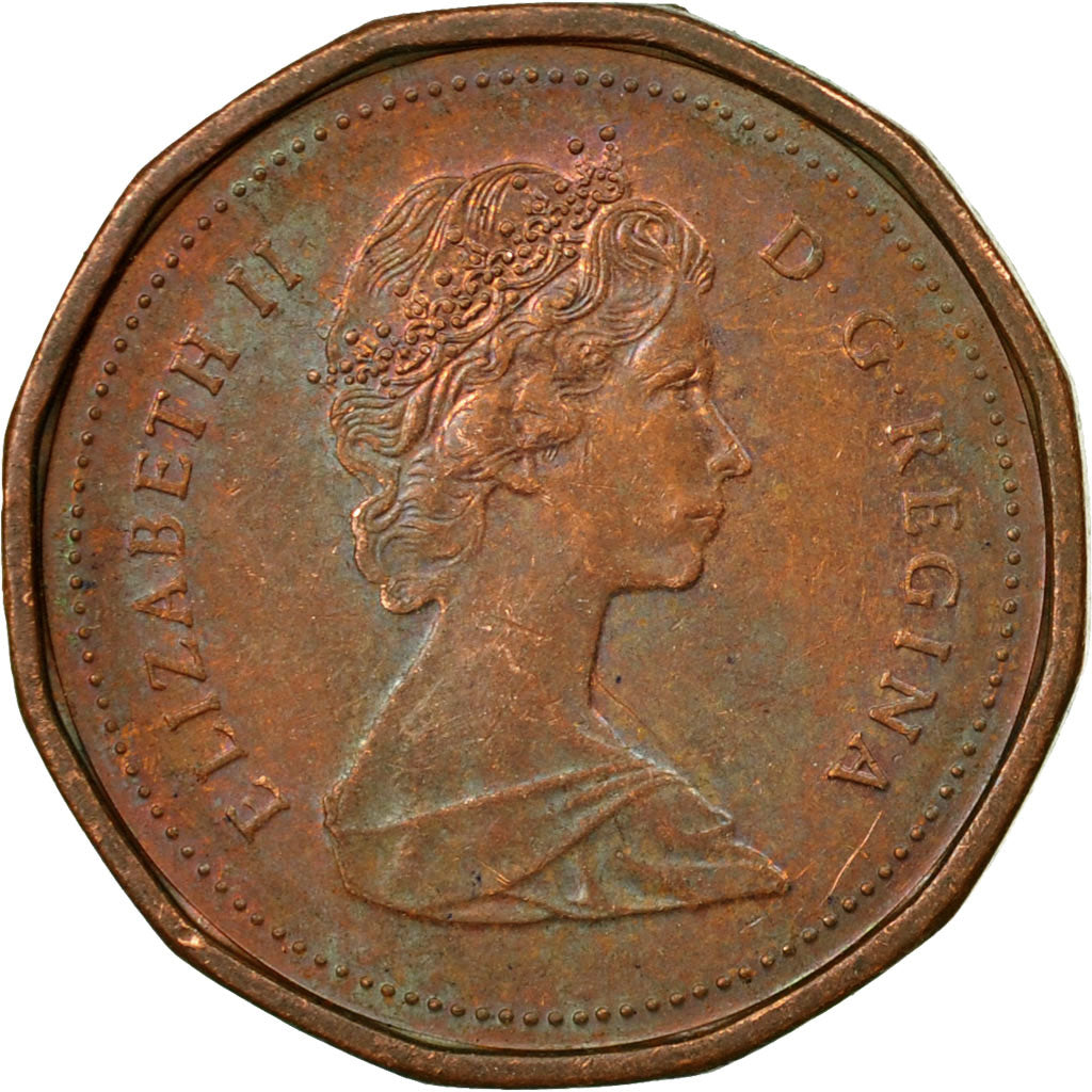 Coin, Canada, Elizabeth II, Cent, 1987, Royal Canadian Mint, Ottawa, VF(20-25)