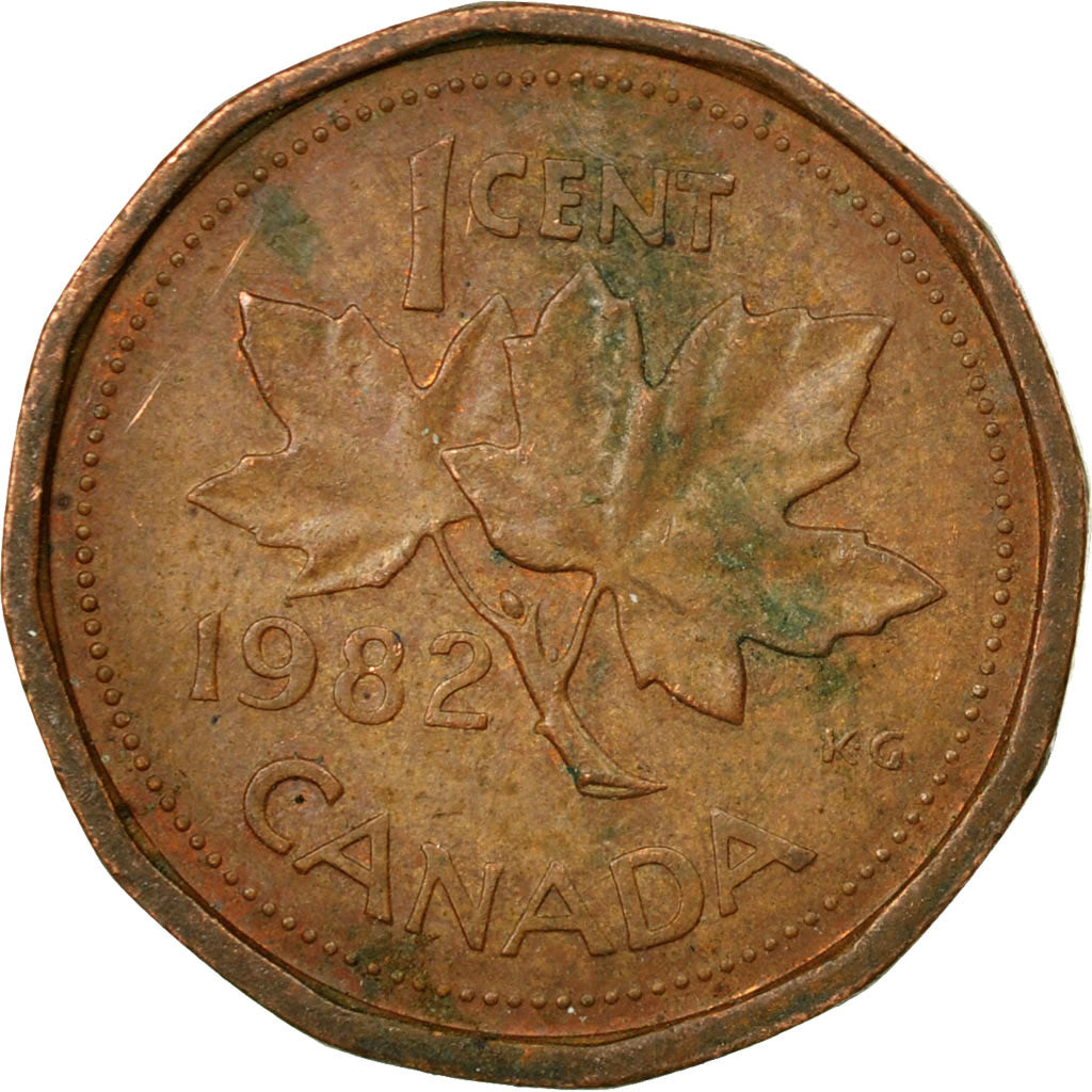 Coin, Canada, Elizabeth II, Cent, 1982, Royal Canadian Mint, Ottawa, VF(20-25)