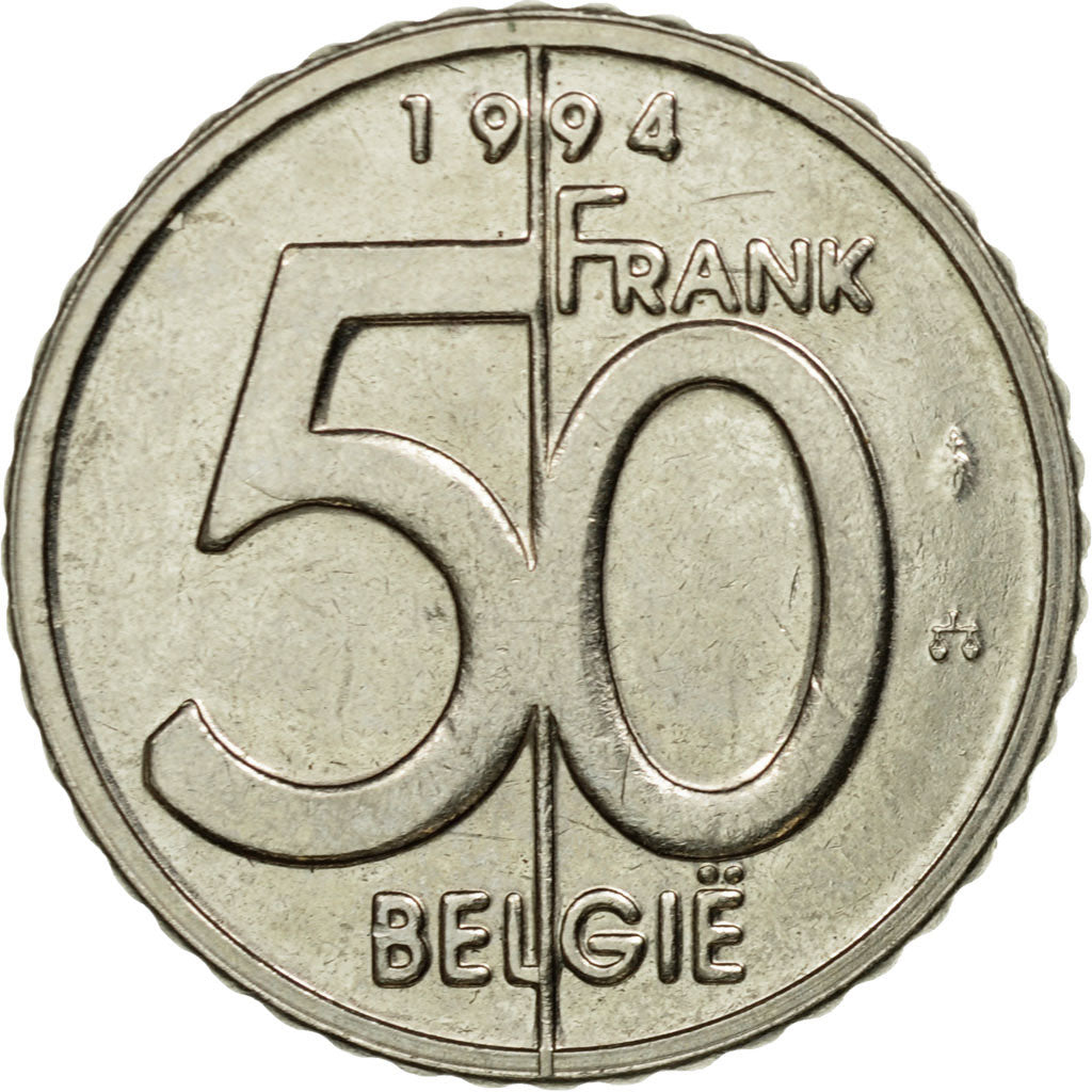 Coin, Belgium, Albert II, 50 Francs, 50 Frank, 1994, Brussels, EF(40-45)