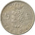 Moneta, Belgia, 5 Francs, 5 Frank, 1966, VF(30-35), Miedź-Nikiel, KM:135.1