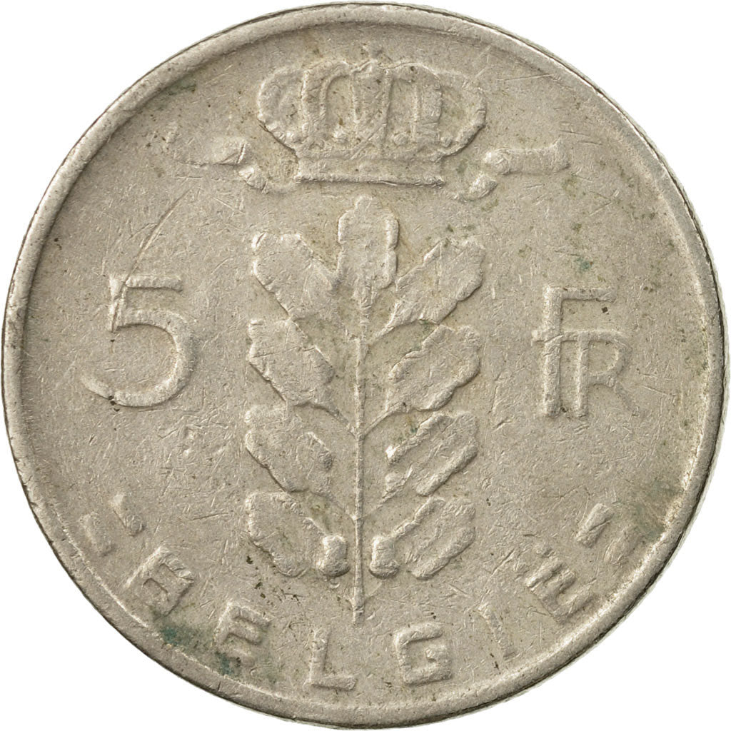 Coin, Belgium, 5 Francs, 5 Frank, 1967, VF(20-25), Copper-nickel, KM:135.1