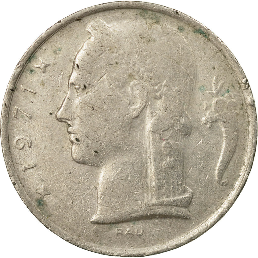 Monnaie, Belgique, 5 Francs, 5 Frank, 1971, TB, Copper-nickel, KM:135.1