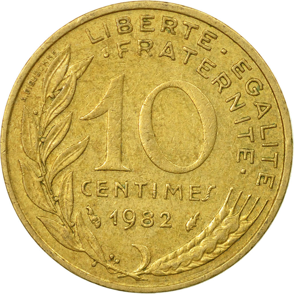 Monnaie, France, Marianne, 10 Centimes, 1982, Paris, TTB, Aluminum-Bronze