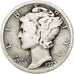 UNITED STATES, Mercury Dime, Dime, 1923, U.S. Mint, KM #140, VF(20-25), Silver,.