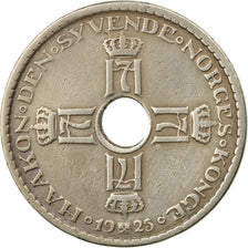 Coin, Norway, Haakon VII, Krone, 1925, EF(40-45), Copper-nickel, KM:385