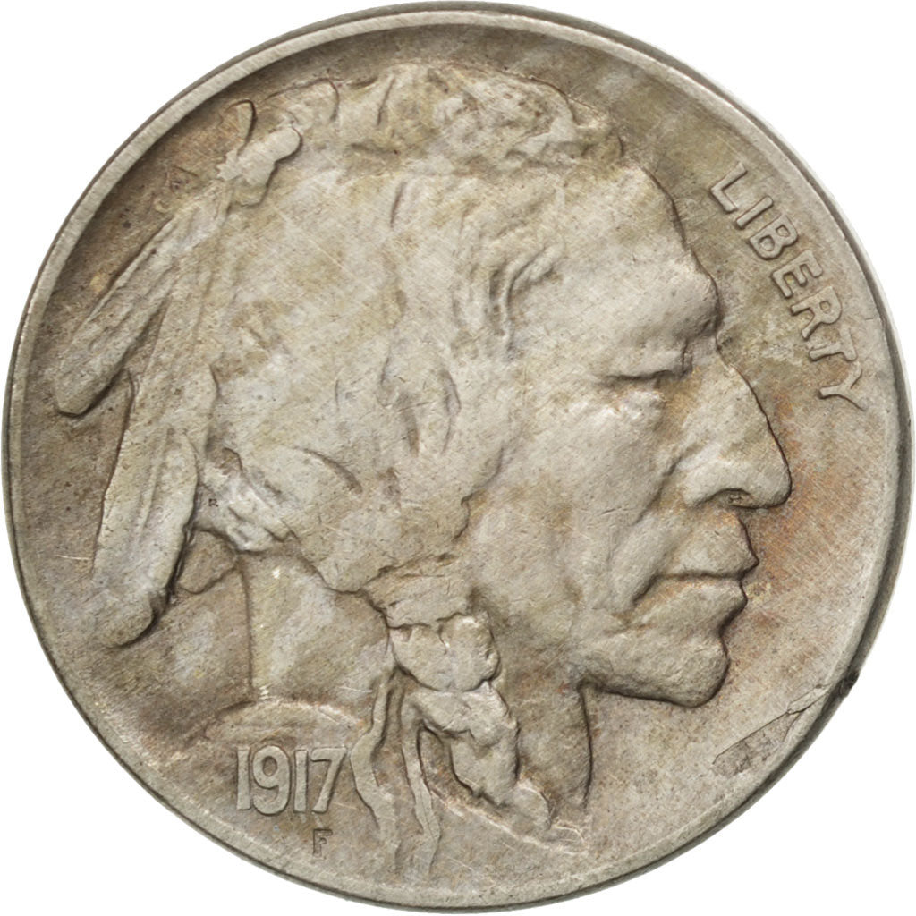 Etats-Unis, 5 Cents Buffalo 1917, KM 134