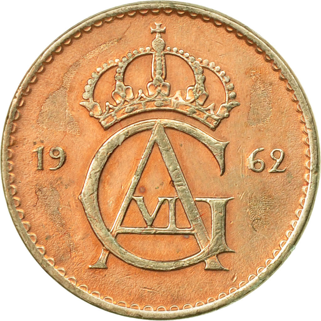 Monnaie, Suède, Gustaf VI, 10 Öre, 1962, TTB, Copper-nickel, KM:835