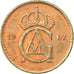 Monnaie, Suède, Gustaf VI, 10 Öre, 1962, TTB, Copper-nickel, KM:835