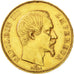 FRANCE, Napoléon III, 50 Francs, 1855, Paris, KM #785.1, AU(50-53), Gold, Gadour