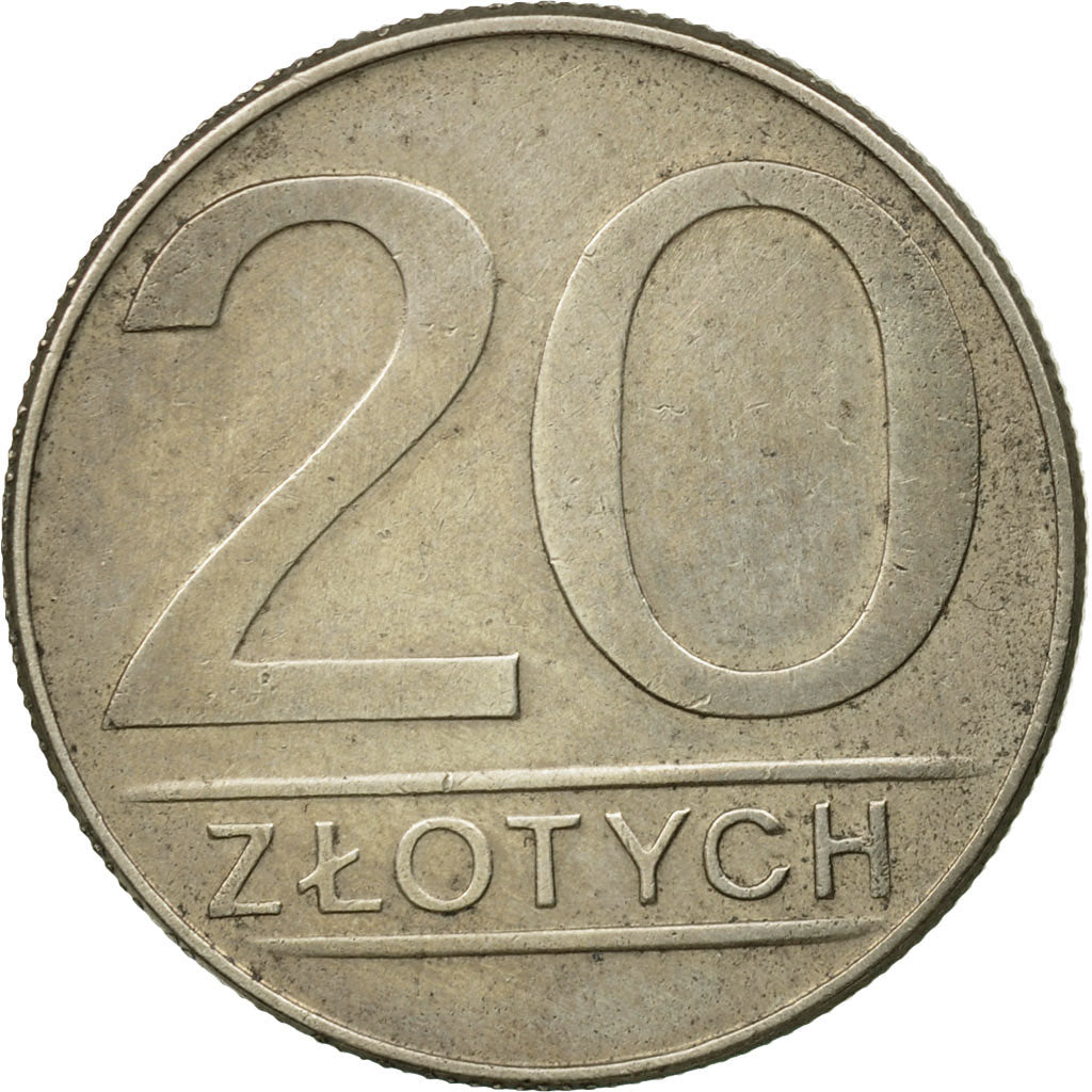 Monnaie, Pologne, 20 Zlotych, 1987, Warsaw, TTB, Copper-nickel, KM:153.1