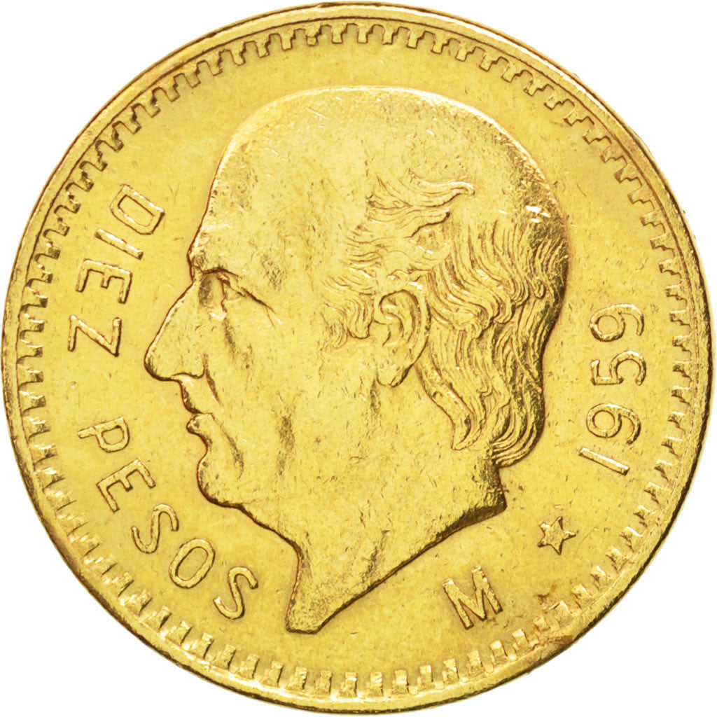 Mexique, République, 10 Pesos 1959, Mexico City, KM 473