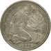 Coin, GERMANY - FEDERAL REPUBLIC, 50 Pfennig, 1974, Stuttgart, EF(40-45)