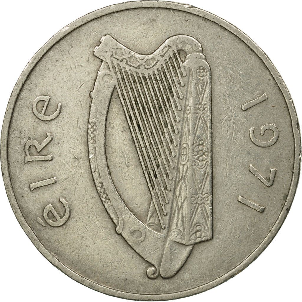 Münze, IRELAND REPUBLIC, 10 Pence, 1971, SS, Copper-nickel, KM:23