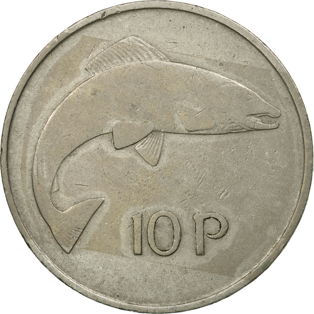 Münze, IRELAND REPUBLIC, 10 Pence, 1971, SS, Copper-nickel, KM:23