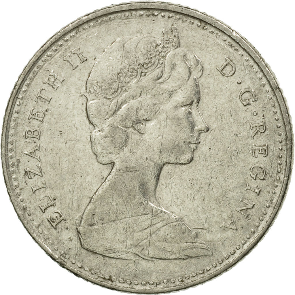 Coin, Canada, Elizabeth II, 10 Cents, 1972, Royal Canadian Mint, Ottawa