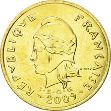 Coin, French Polynesia, 100 Francs, 2009, Paris, AU(55-58), Aluminum-Bronze