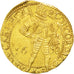 NETHERLANDS, 2 Ducat, 1658, KM #35, AU(50-53), Gold, 6.95