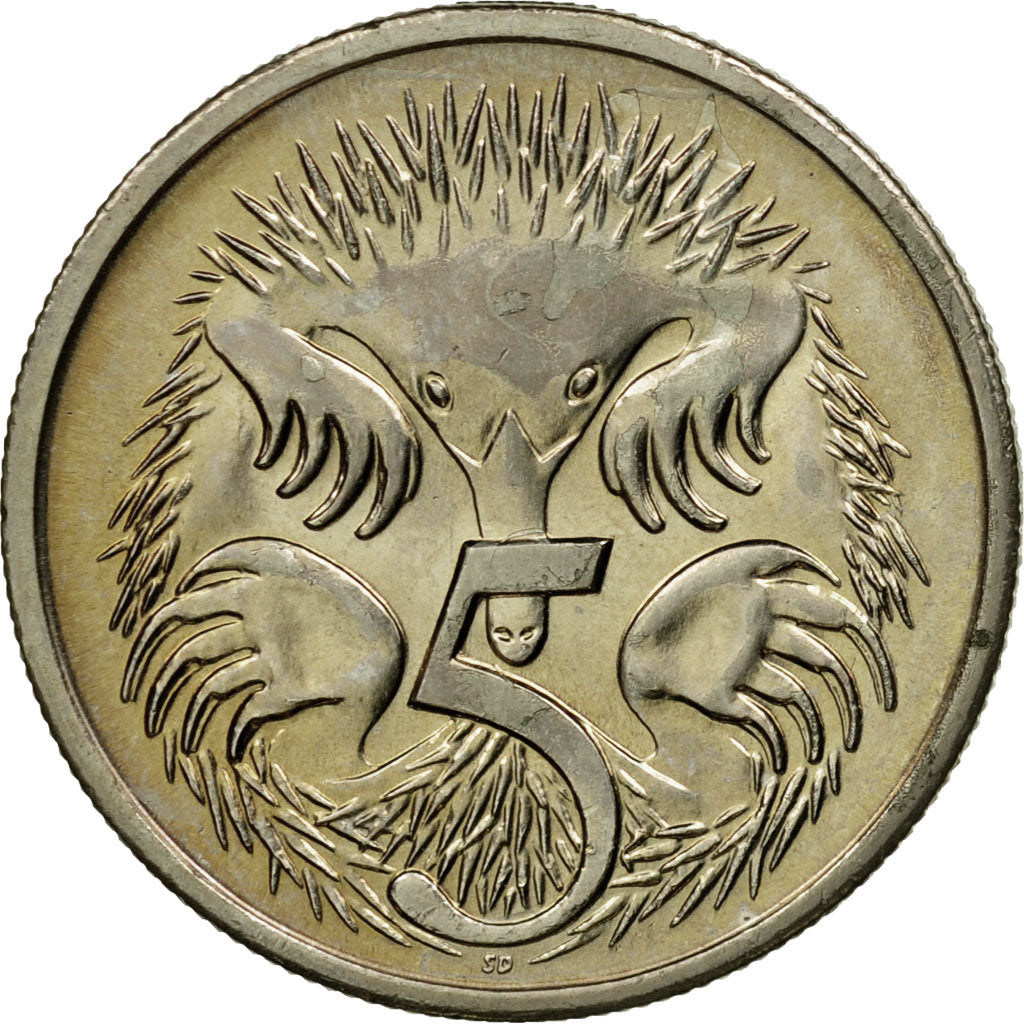 Moneta, Australia, Elizabeth II, 5 Cents, 2001, SPL-, Rame-nichel, KM:401