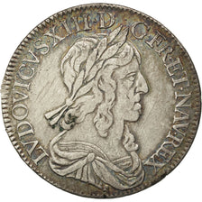 Münze, Frankreich, Louis XIII, 1/2 Écu, deuxième poinçon de Warin, 1/2 Ecu
