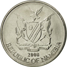 Coin, Namibia, 50 Cents, 2008, Vantaa, EF(40-45), Nickel plated steel, KM:3