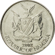 Coin, Namibia, 5 Cents, 2002, Vantaa, EF(40-45), Nickel plated steel, KM:1