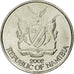 Coin, Namibia, 10 Cents, 2002, Vantaa, EF(40-45), Nickel plated steel, KM:2
