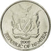 Moneda, Namibia, 10 Cents, 2002, Vantaa, MBC, Níquel chapado en acero, KM:2