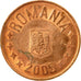 Coin, Romania, 5 Bani, 2005, Bucharest, EF(40-45), Copper Plated Steel, KM:190