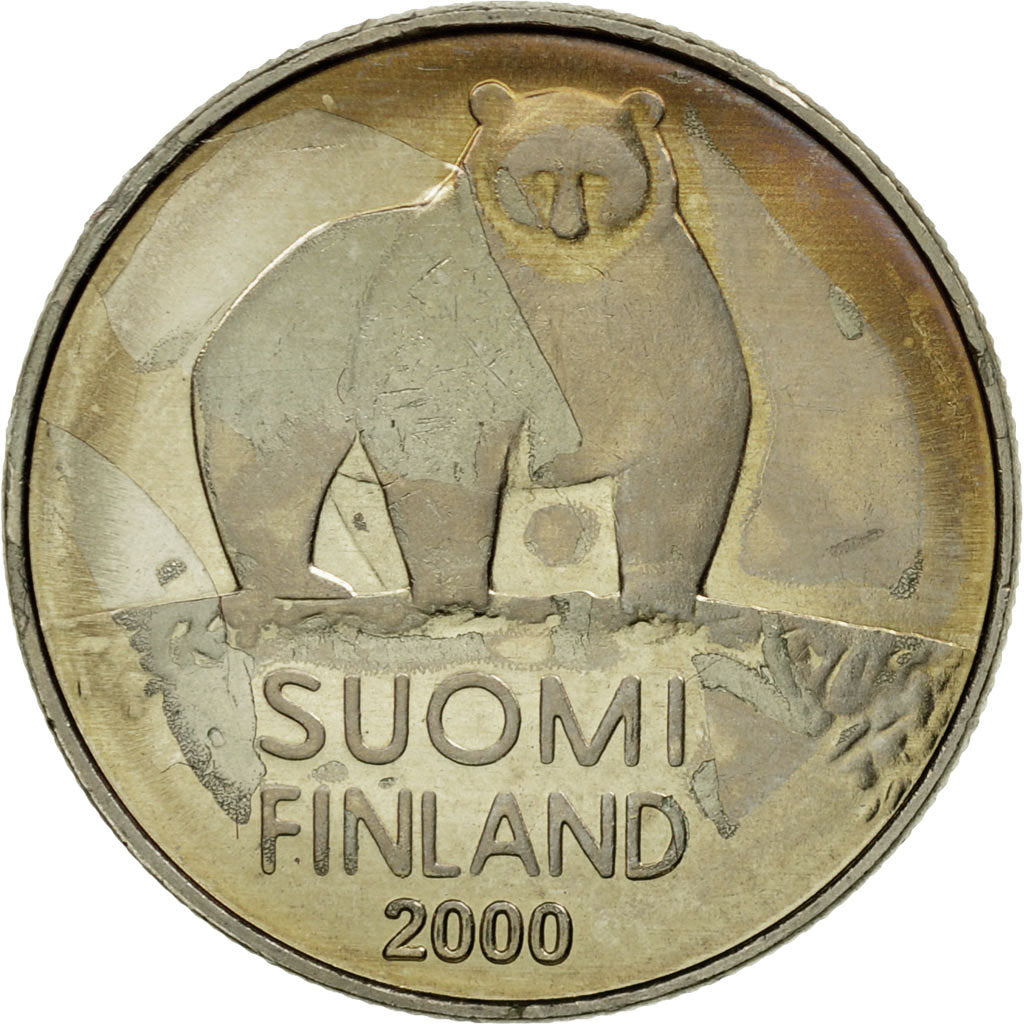 Coin, Finland, 50 Penniä, 2000, EF(40-45), Copper-nickel, KM:66