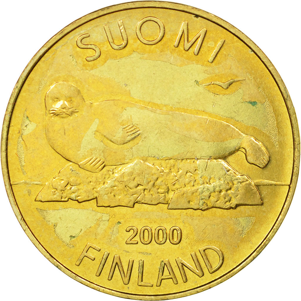 Coin, Finland, 5 Markkaa, 2000, EF(40-45), Copper-Aluminum-Nickel, KM:73