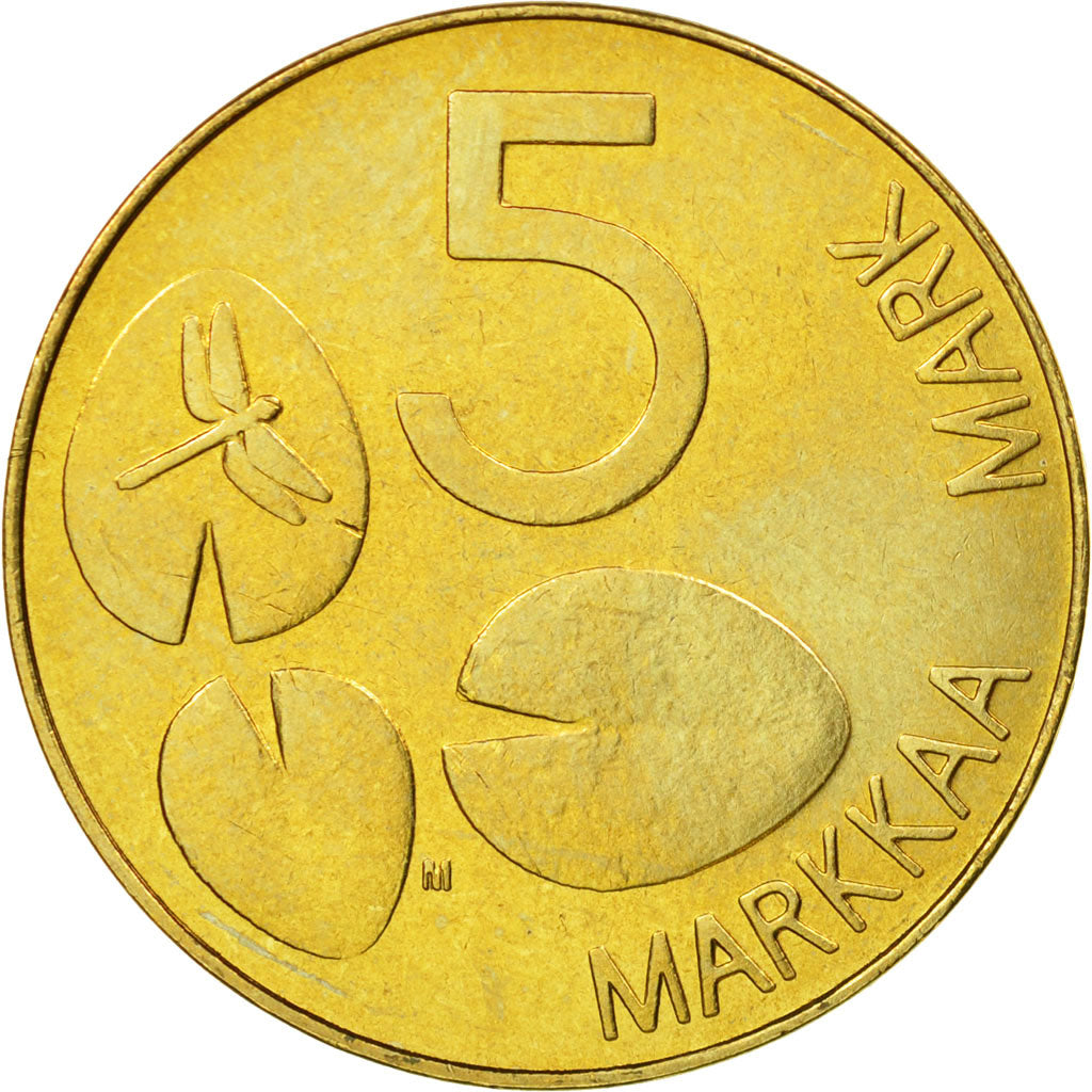 Coin, Finland, 5 Markkaa, 2000, EF(40-45), Copper-Aluminum-Nickel, KM:73