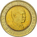 Moneta, Kenya, 20 Shillings, 1998, British Royal Mint, BB, Bi-metallico, KM:32