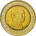 Coin, Kenya, 20 Shillings, 1998, British Royal Mint, EF(40-45), Bi-Metallic