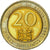 Coin, Kenya, 20 Shillings, 1998, British Royal Mint, EF(40-45), Bi-Metallic