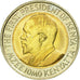 Coin, Kenya, 5 Shillings, 2009, British Royal Mint, EF(40-45), Bi-Metallic