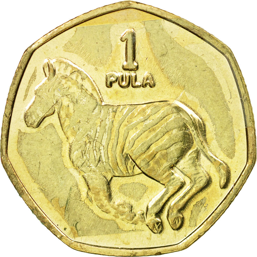 Coin, Botswana, Pula, 2007, British Royal Mint, EF(40-45), Nickel-brass, KM:24