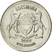 Coin, Botswana, 50 Thebe, 2001, British Royal Mint, EF(40-45), Nickel plated