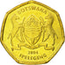 Coin, Botswana, 2 Pula, 2004, British Royal Mint, EF(40-45), Brass plated steel