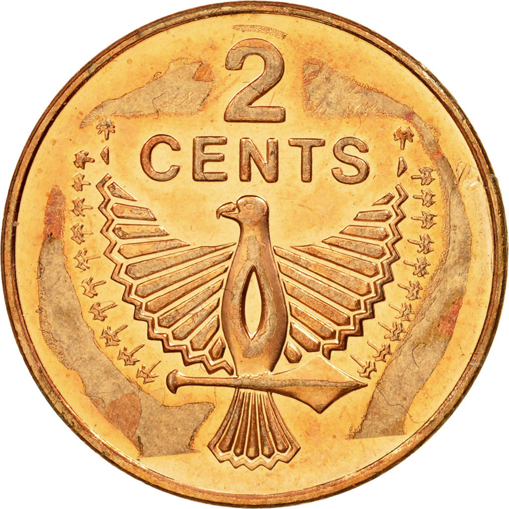 Coin, Solomon Islands, Elizabeth II, 2 Cents, 2005, EF(40-45), Bronze Plated