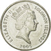 Coin, Solomon Islands, Elizabeth II, 5 Cents, 2005, EF(40-45), Nickel plated